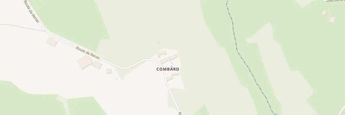 Plan du 5116F Combard à Gorses
