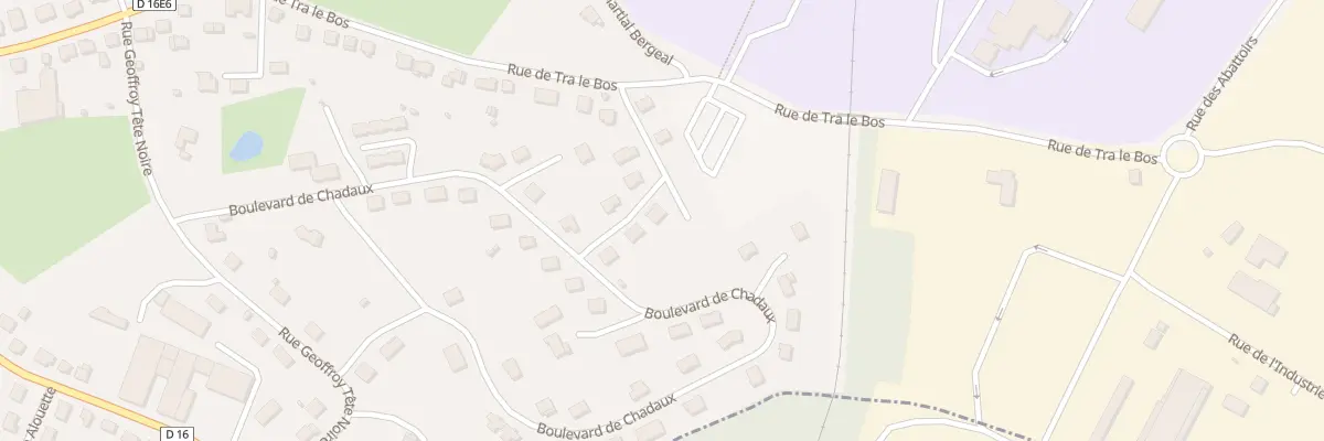 Plan du 5 Rue des Aubepines à Égletons