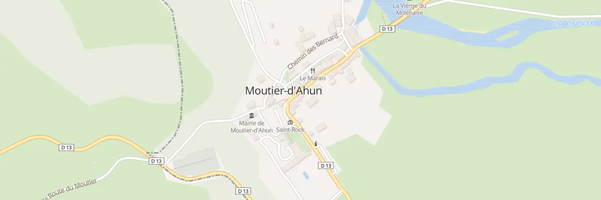 Plan du 21 Rue Simon Bauer à Moutier-d’Ahun