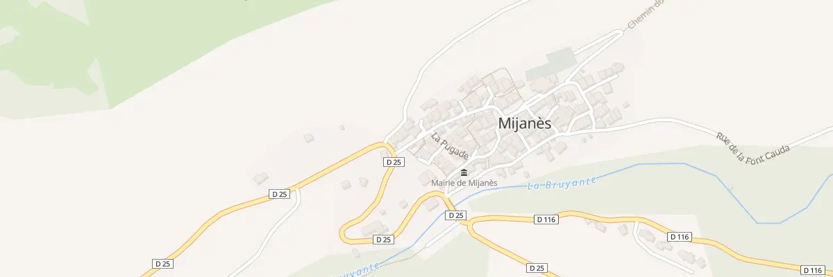 Plan du 3A Le Village à Mijanès