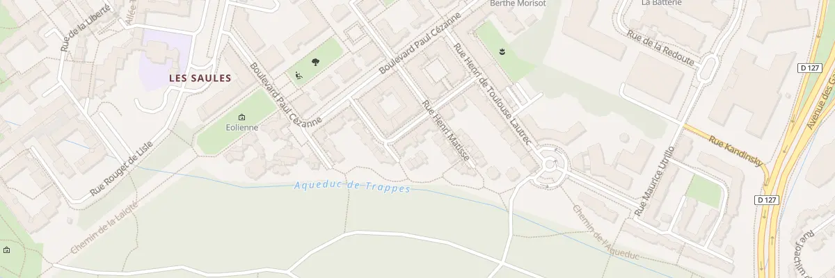 Plan du 6 Rue Edgar Degas à Guyancourt
