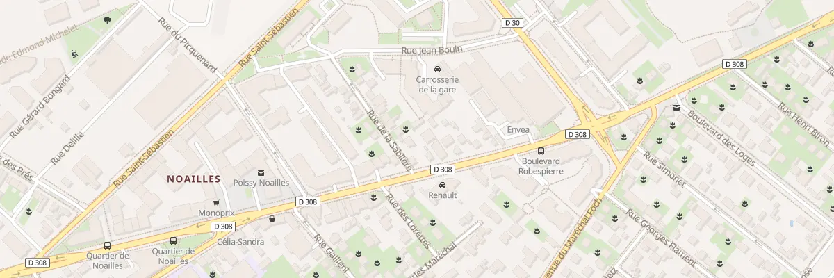 Plan du 91 Bd Robespierre à Poissy