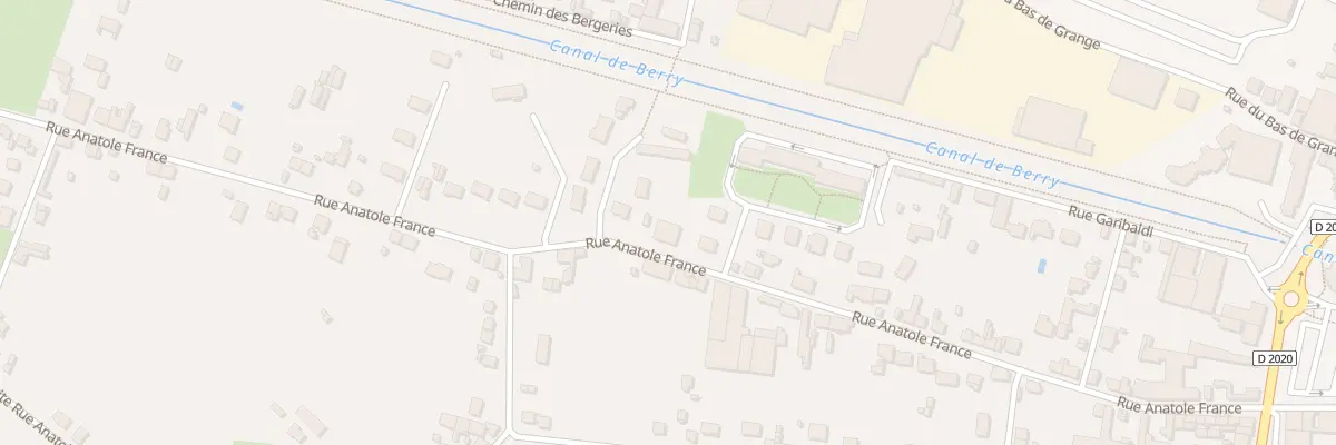 Plan du 60 Rue Anatole France à Vierzon