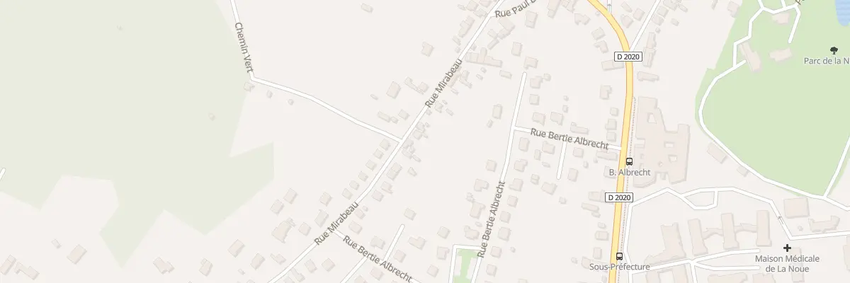 Plan du 21 Rue Mirabeau à Vierzon