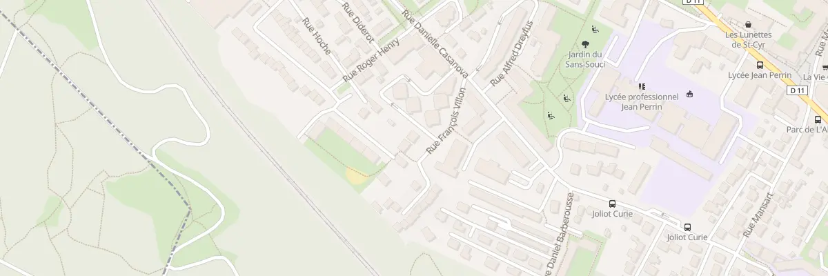 Plan du 7 Rue Francois Villon à Saint-Cyr-l’École