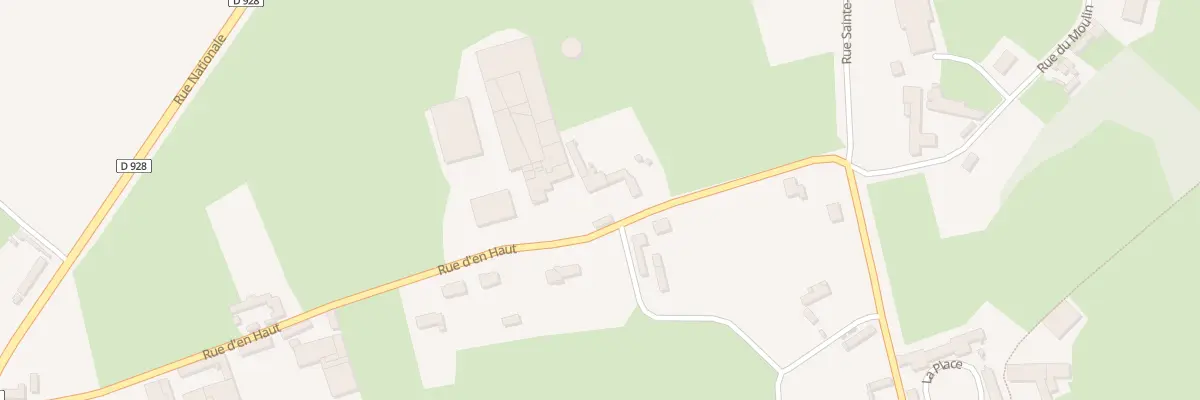 Plan du 8 Rue du Haut à Wamin