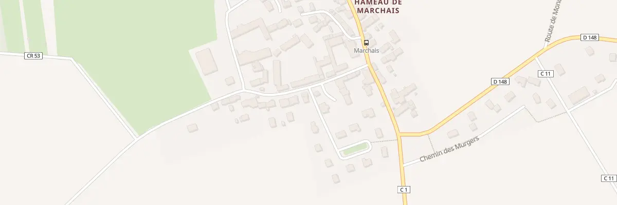 Plan du 1 Che de la Besliere à Roinville