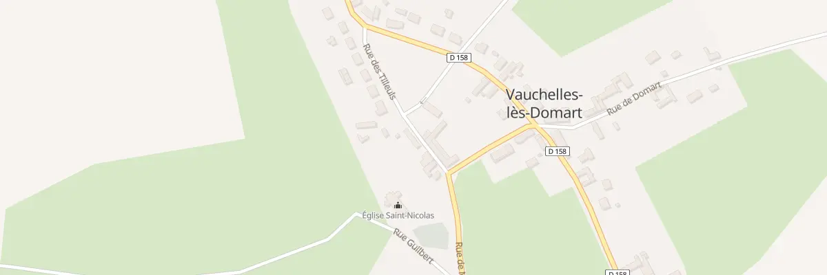 Plan du 3 Rue du Puits Toussaint à Vauchelles-lès-Domart