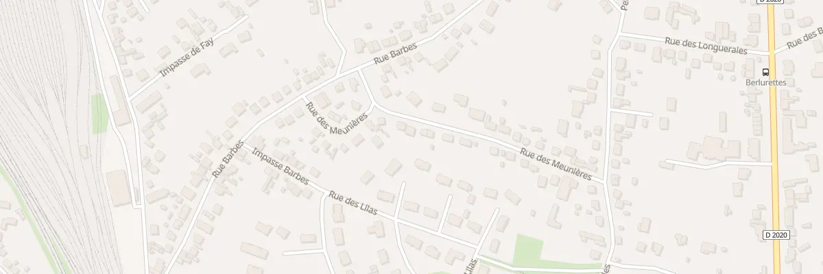 Plan du 25B Rue des Meunières à Vierzon
