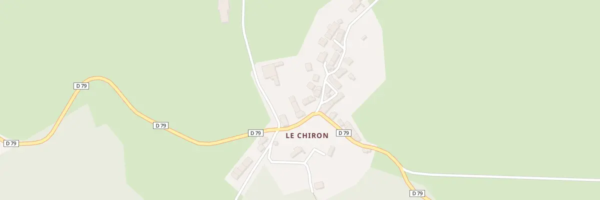 Plan du 5 Le Chiron à Chamberaud