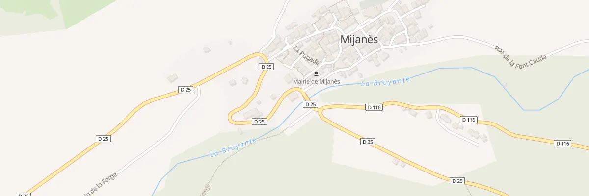 Plan du 113 Le Village à Mijanès