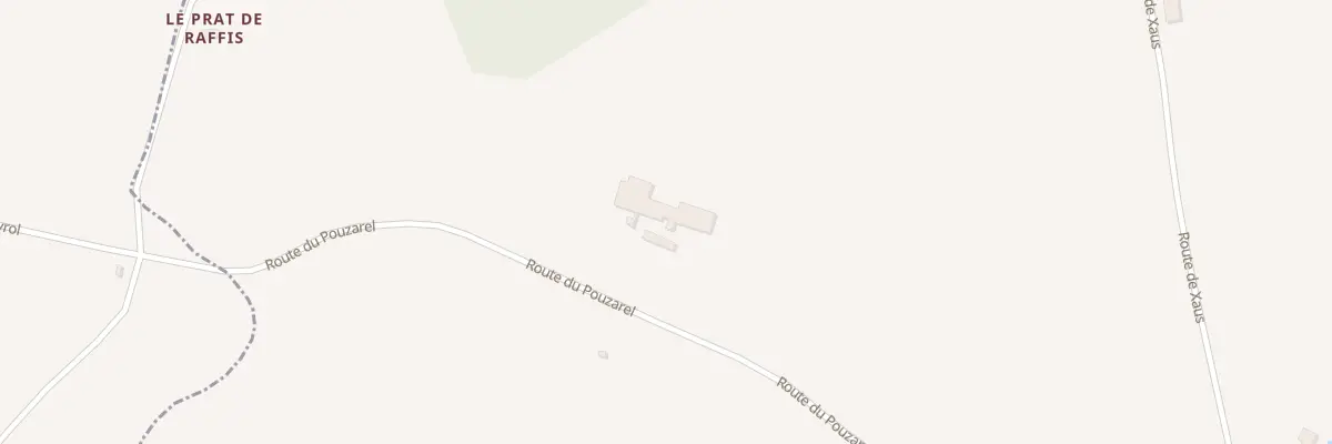 Plan du 112 Rte du Pouzarel à Sainte-Croix
