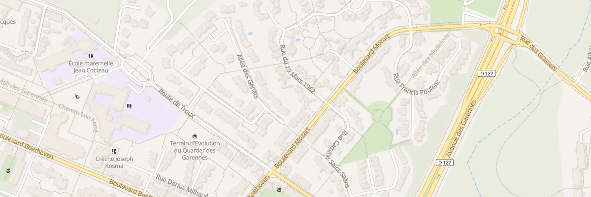 Plan du 3 Rue du 19 Mars 1962 à Guyancourt