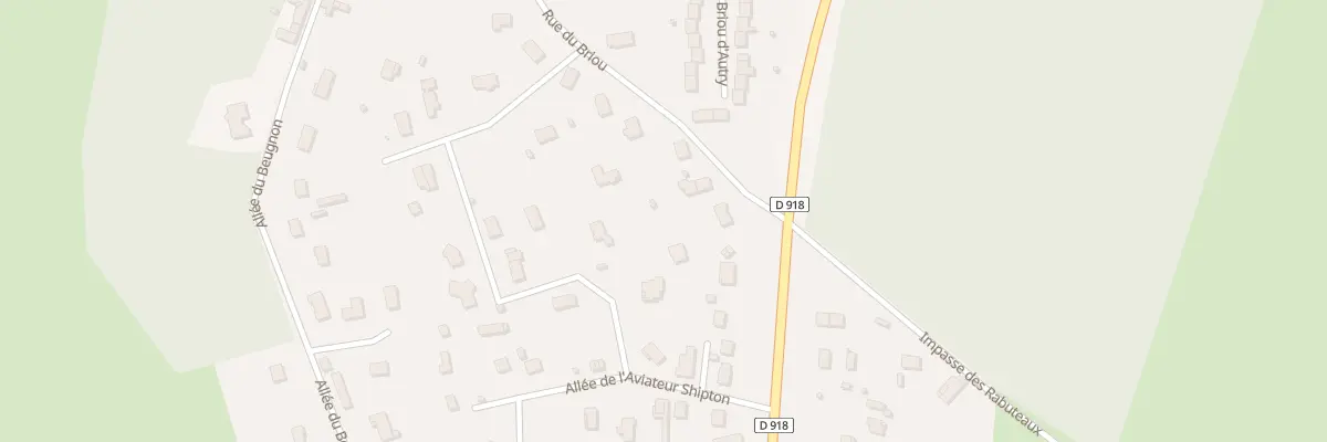 Plan du 9167F Rue du Briou à Méreau
