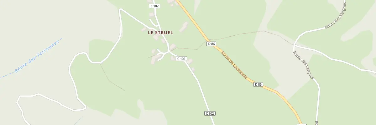 Plan du 5124 Les Truels à Prendeignes
