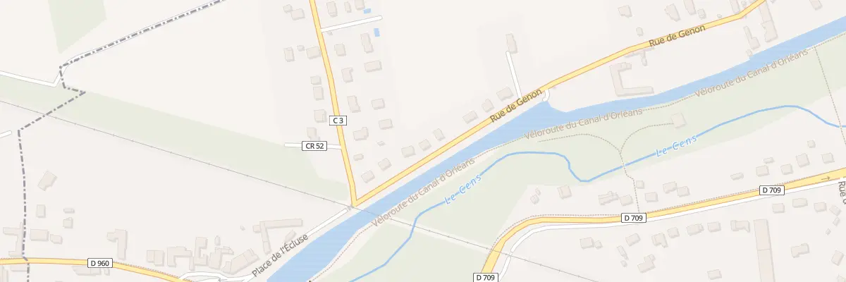 Plan du 85 Rue de Genon à Mardié