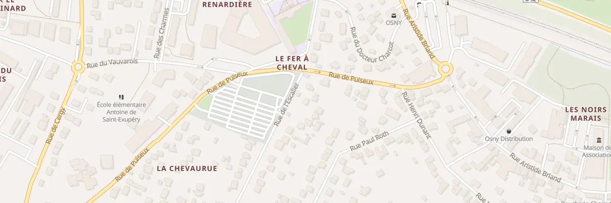 Plan du 7 Rue de l’Escalier à Osny