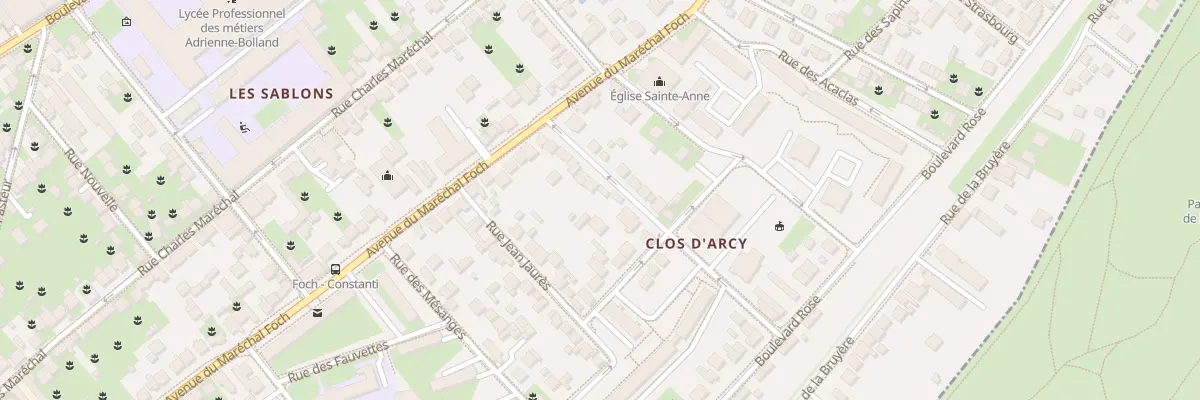 Plan du 12 Rue des Pavillons à Poissy