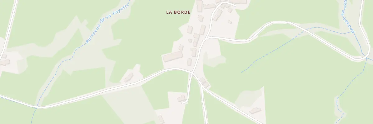 Plan du 2 La Borde à Saint-Dizier-les-Domaines