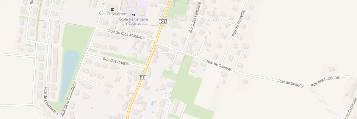 Plan du 6 Rue de Soligny à Vennecy