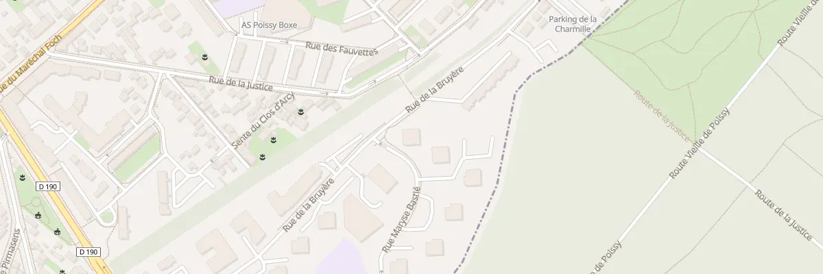 Plan du 40 Rue de la Bruyère à Poissy