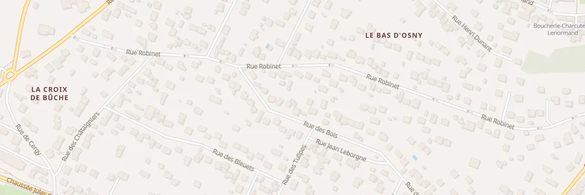 Plan du 11 Rue des Bois à Osny