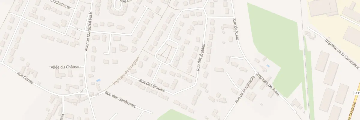 Plan du 19 Rue des Tilleuls à Neuville-aux-Bois