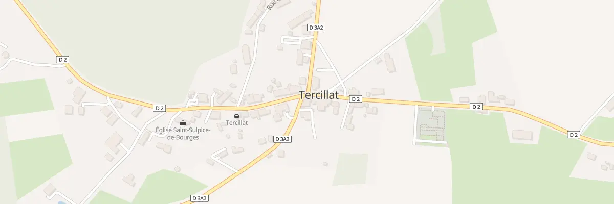 Plan du 5130 Le Bourg à Tercillat