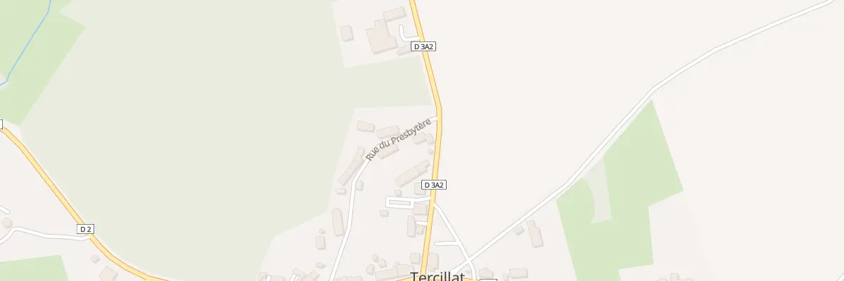 Plan du 18 Rte de Sazeray à Tercillat