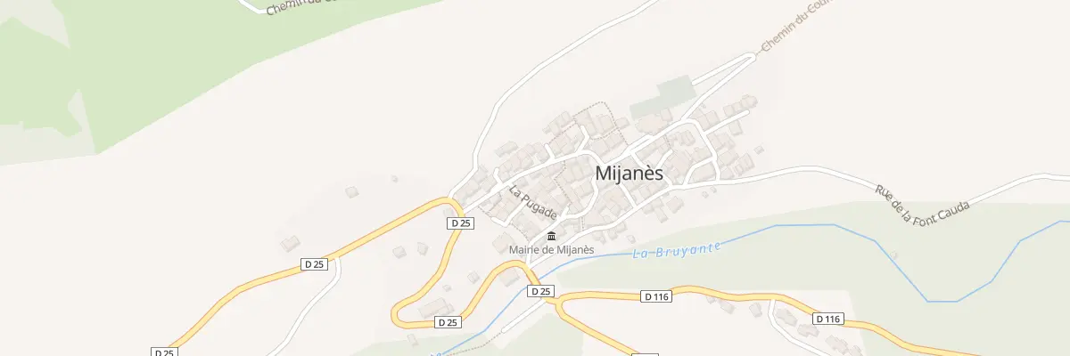Plan du 56 Le Village à Mijanès