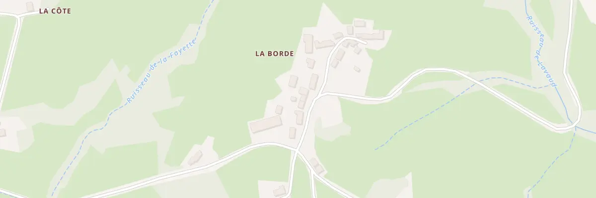 Plan du 5 La Borde à Saint-Dizier-les-Domaines