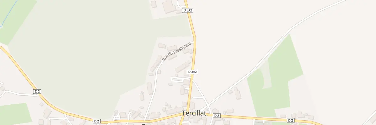 Plan du 16 Rte de Sazeray à Tercillat