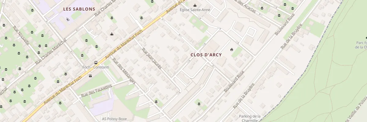 Plan du 39 Rue du Clos d’Arcy à Poissy