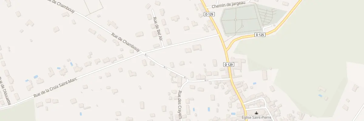 Plan du 12 Rue de la Croix Noire à Vouzon