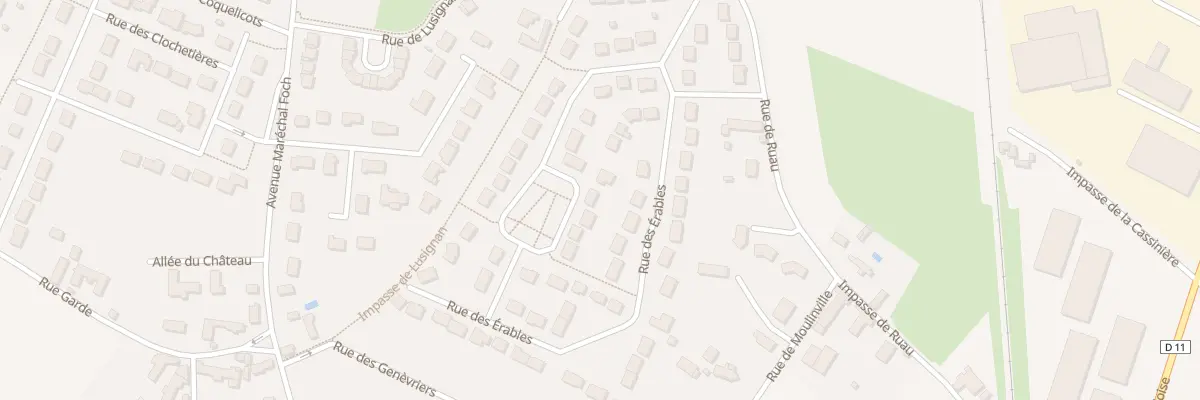 Plan du 15 Rue des Tilleuls à Neuville-aux-Bois