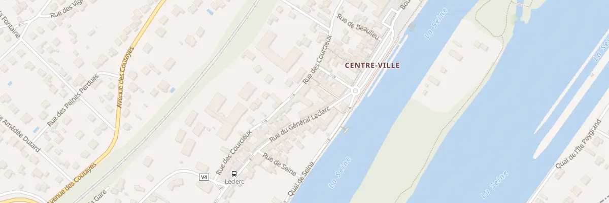 Plan du 4 Rue du Gen Leclerc à Andrésy
