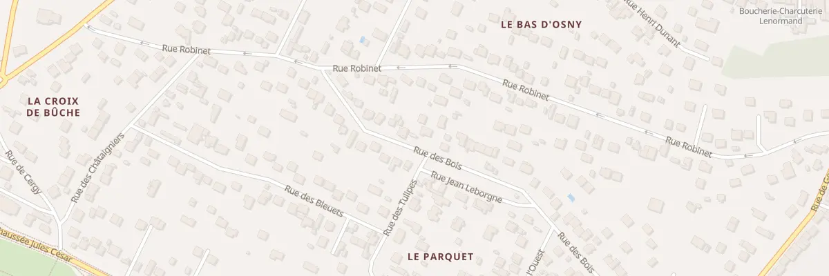 Plan du 15B Rue des Bois à Osny