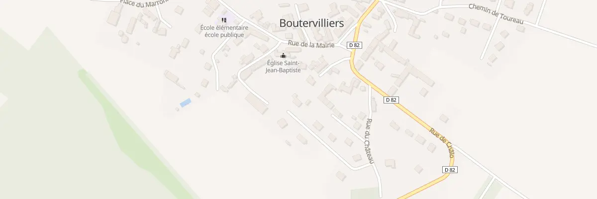 Plan du 12 All des Jardins du Château à Boutervilliers