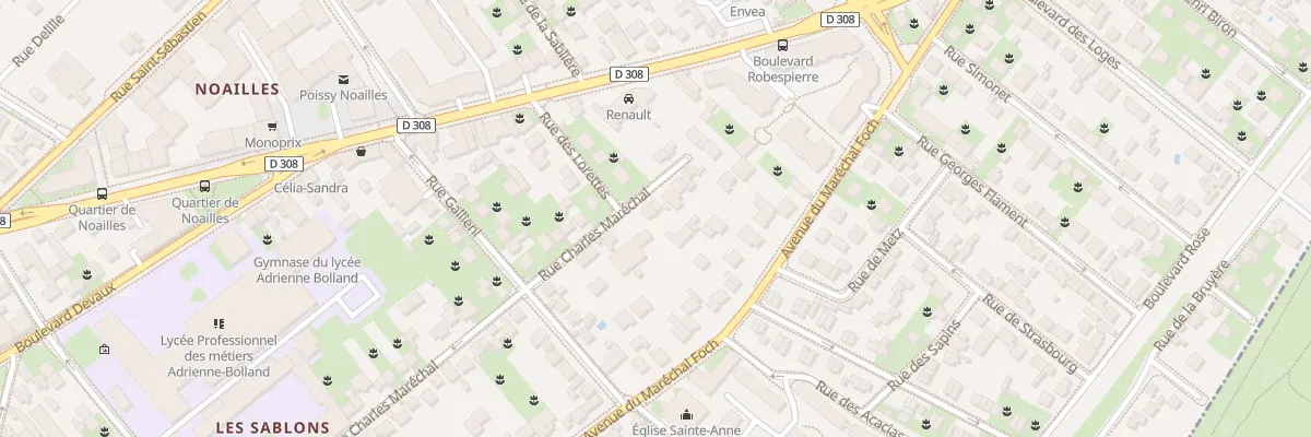 Plan du 130 Rue Charles Maréchal à Poissy