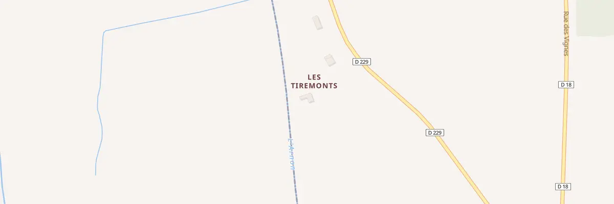 Plan du 6 Les Tiremonts à Lazenay