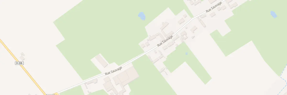 Plan du 315 Rue Sauvage à Zutkerque