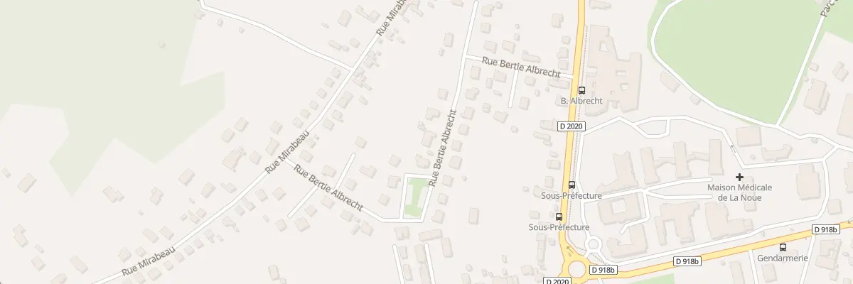 Plan du 24 Rue Bertie Albrecht à Vierzon