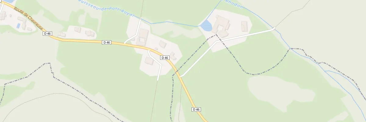 Plan du 15 Rte de Chevreuse à Milon-la-Chapelle