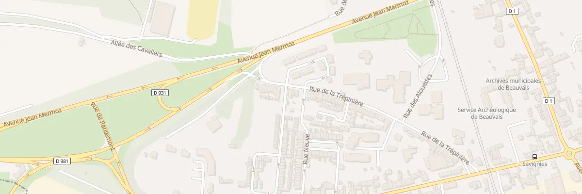 Plan du 70 Rue de la Trépinière à Beauvais