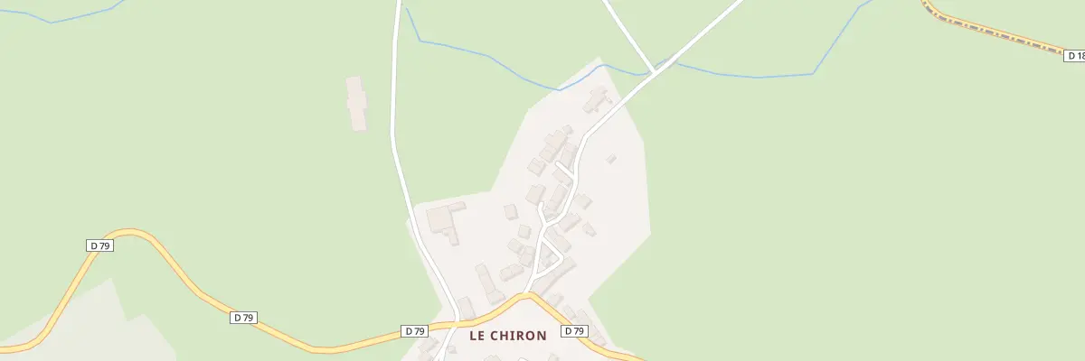 Plan du 5087A Le Chiron à Chamberaud