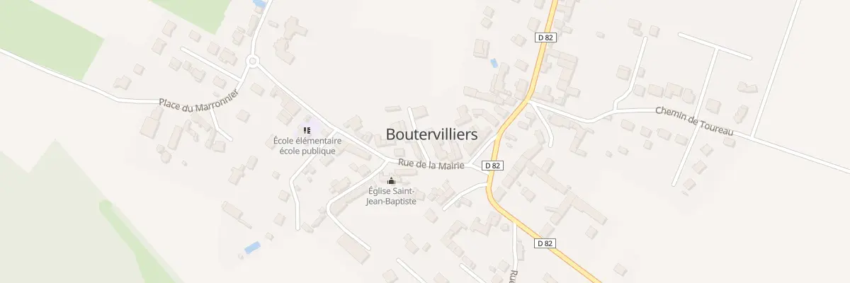 Plan du Clos à Boutervilliers