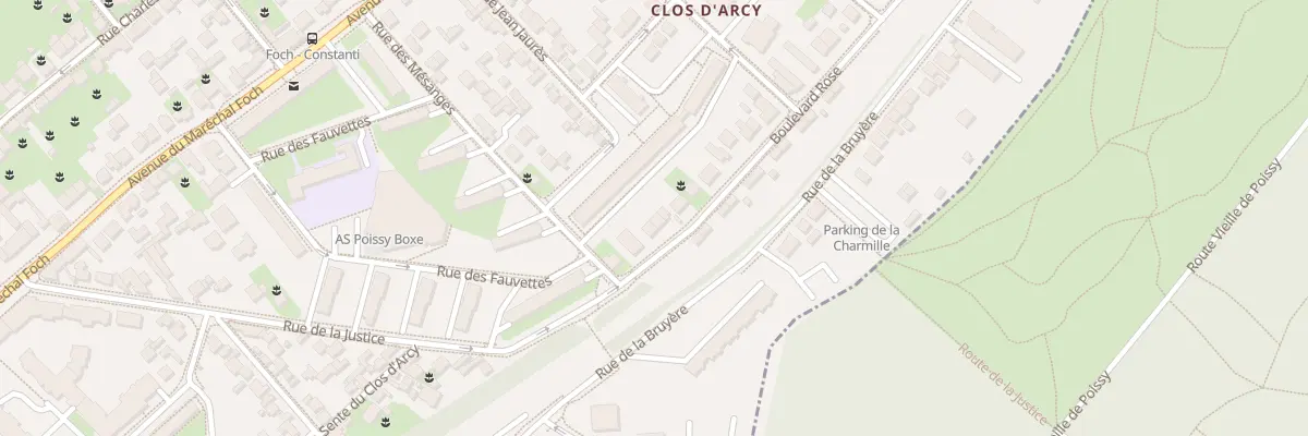 Plan du 9 Bd Rose à Poissy