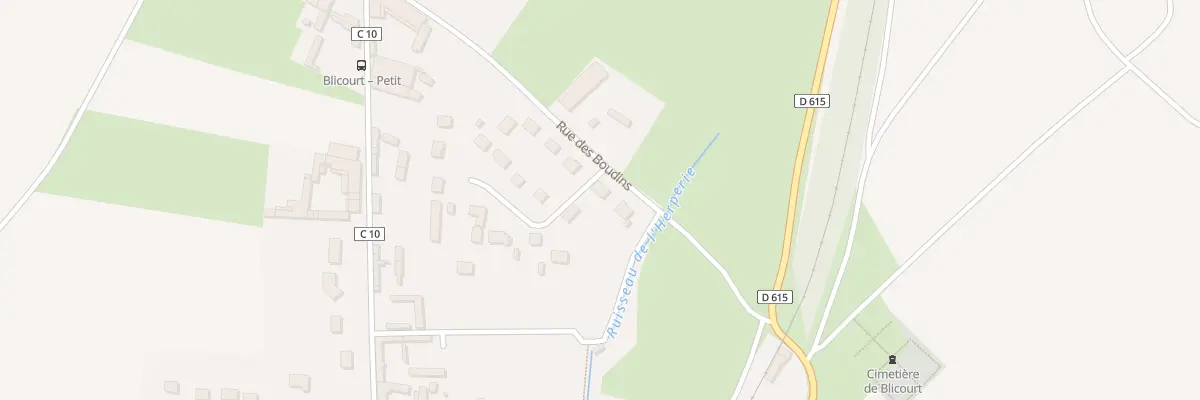 Plan du 10 Rue des Boudins à Blicourt