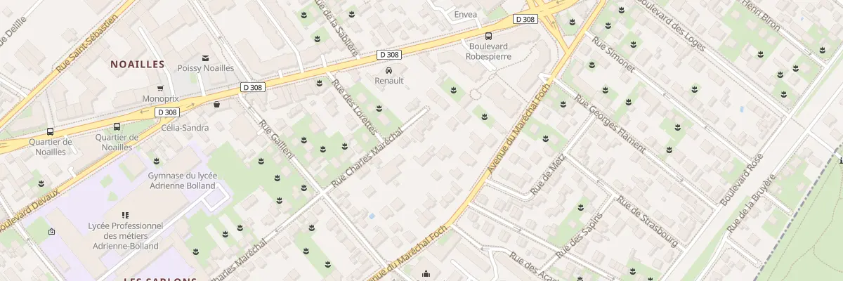 Plan du 134 Rue Charles Maréchal à Poissy