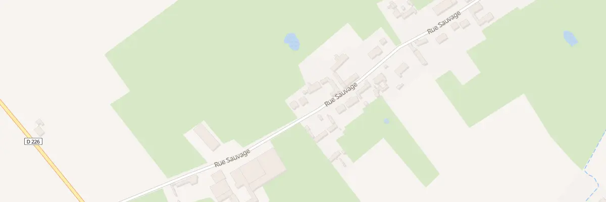 Plan du 331 Rue Sauvage à Zutkerque